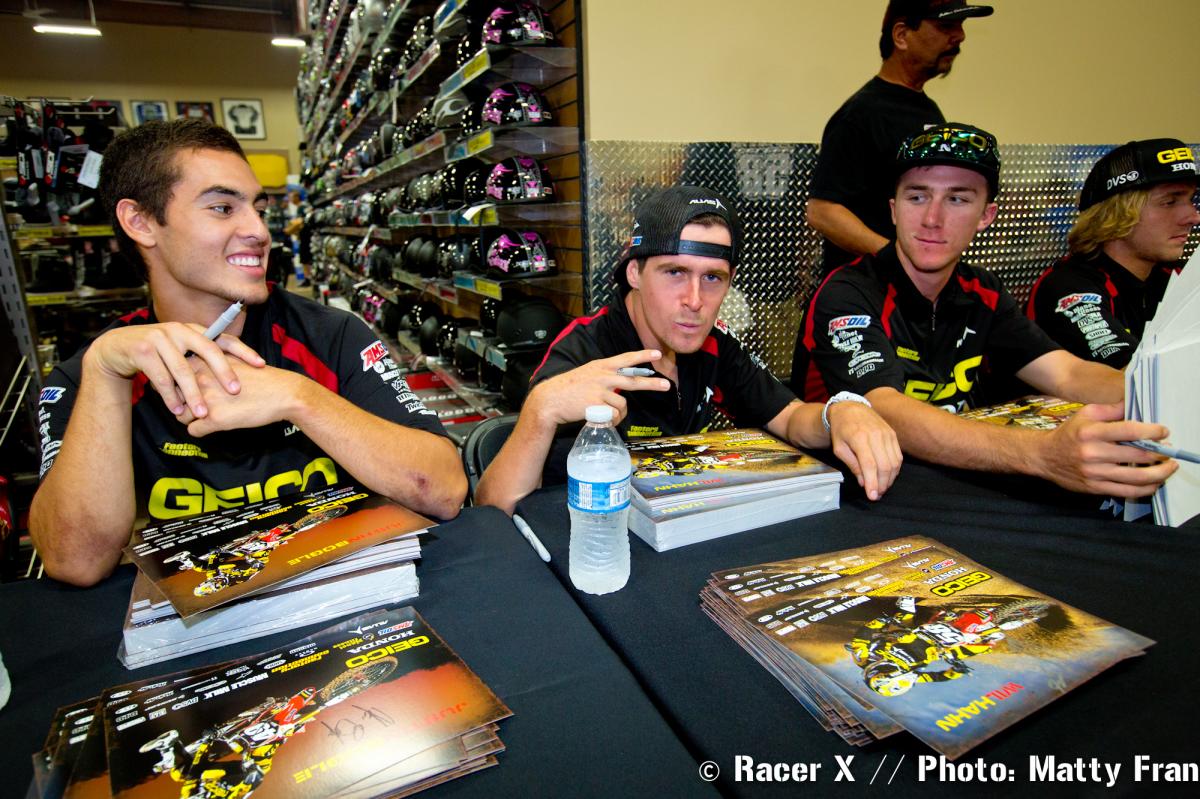 Temecula Motorsports autograph signing 