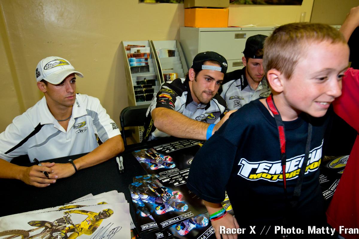 Temecula Motorsports autograph signing 