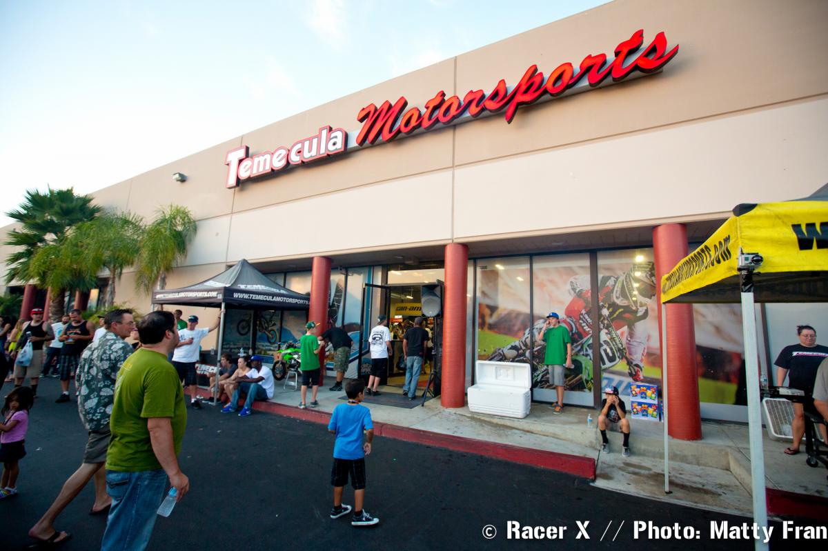 Temecula Motorsports autograph signing 