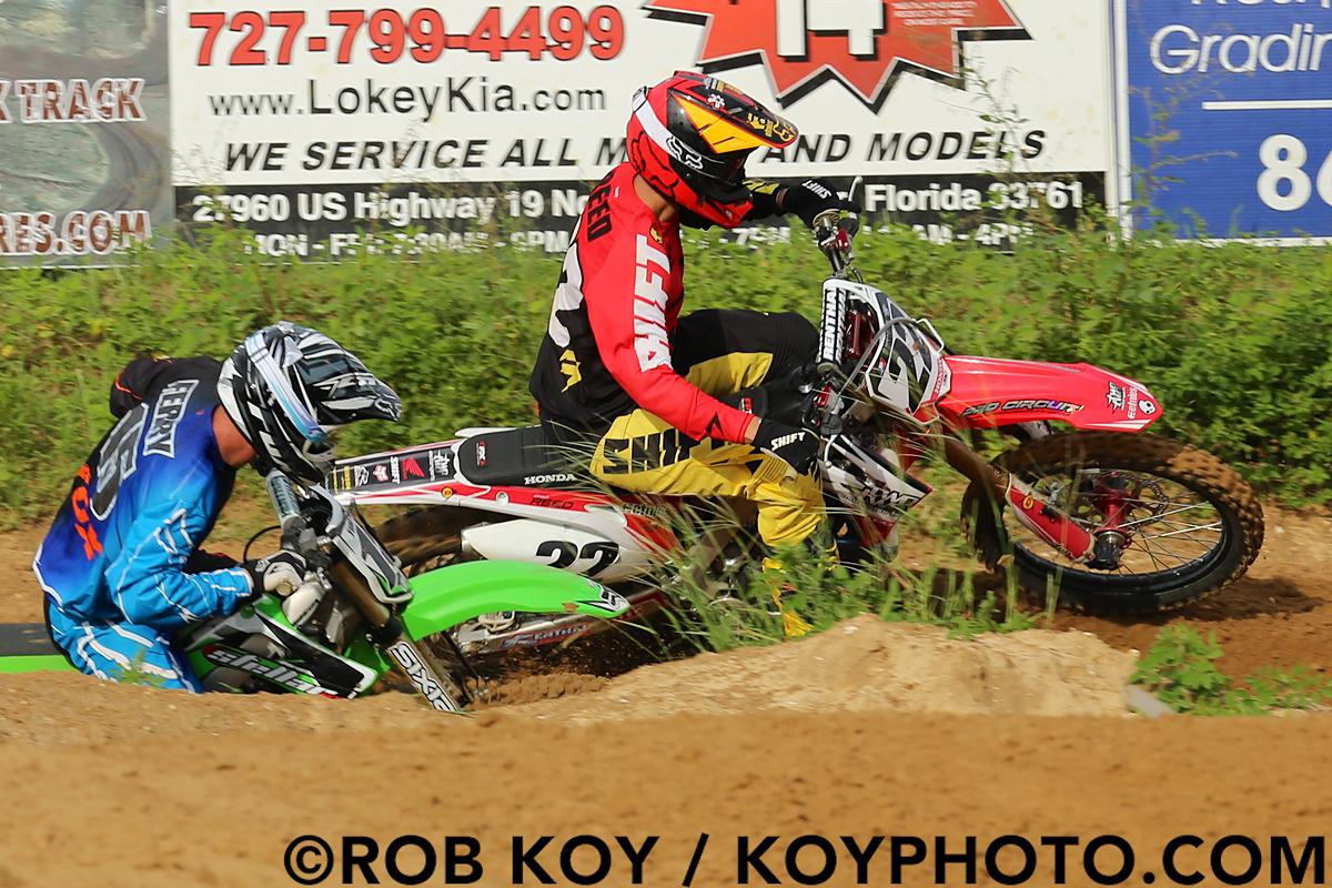 Tim and Chad battling