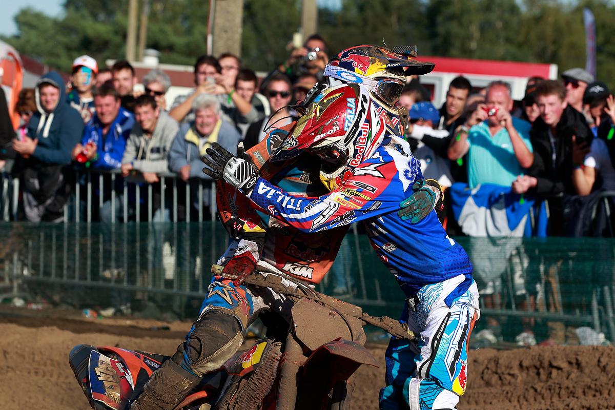 Jeffrey Herlings (NED) and Tony Cairoli (ITA)