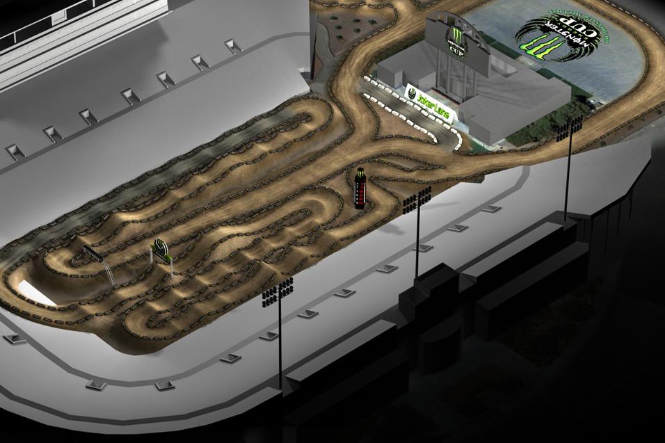 Animated Track Map:  Monster Energy Cup