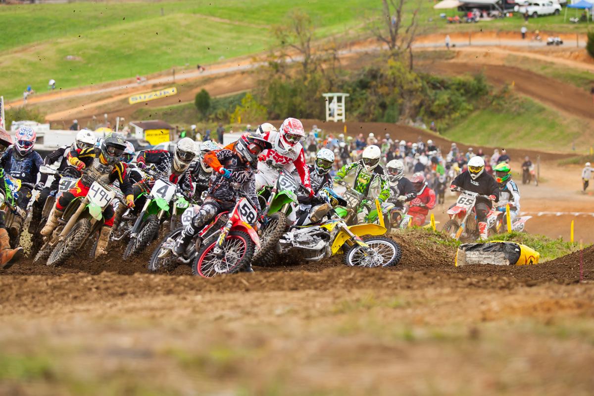 450 A start, Jace Owen goes down.