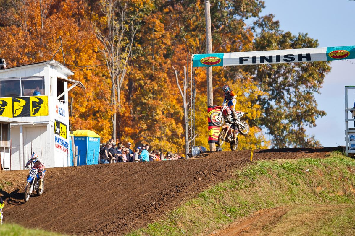 B class getting under way.