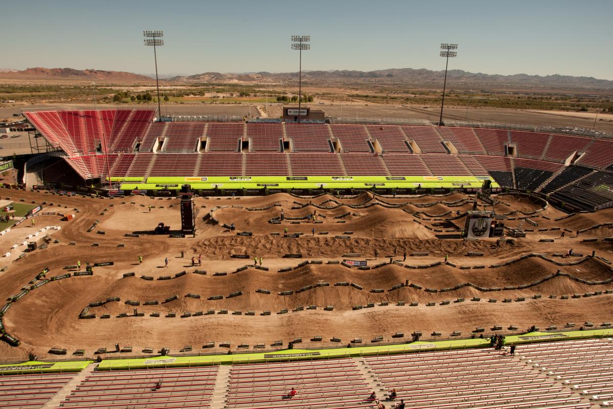 The Monster Energy Cup track