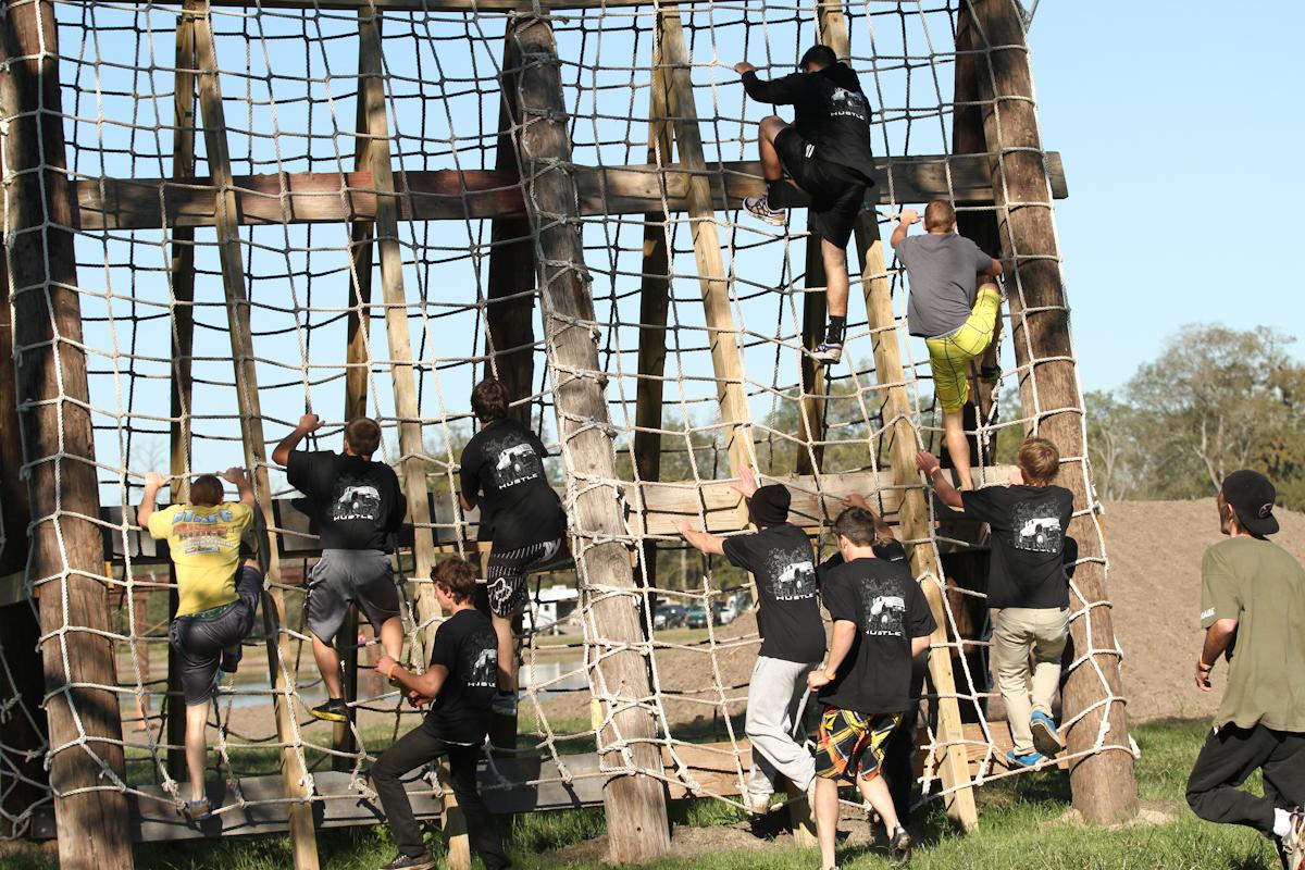 The riders had to prove they had skill on and off the bike