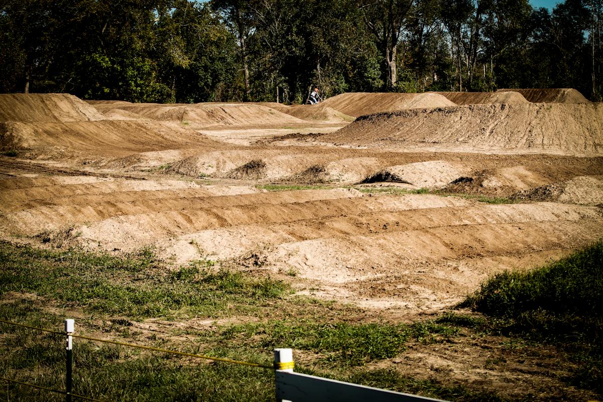 The SX track at Three Palms MX was prepped and ready for the tryouts 