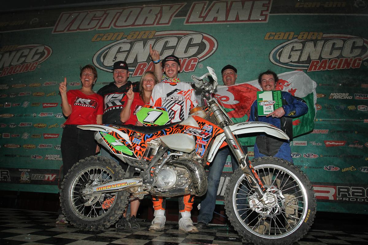 KR4 Performance celebrates Thomas' XC2 title.