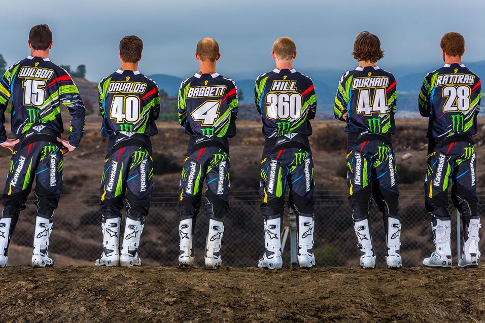 Monster Energy/Pro  Circuit Kawasaki Photoshoot