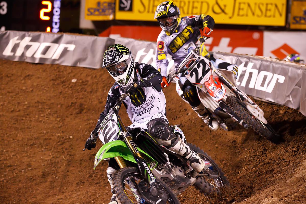 But in a clutch ride, Villopoto would take control of the series with a win a week later in Salt Lake City. (Cudby photo)
  