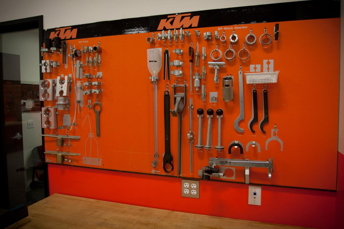 KTM hardware and hard parts.