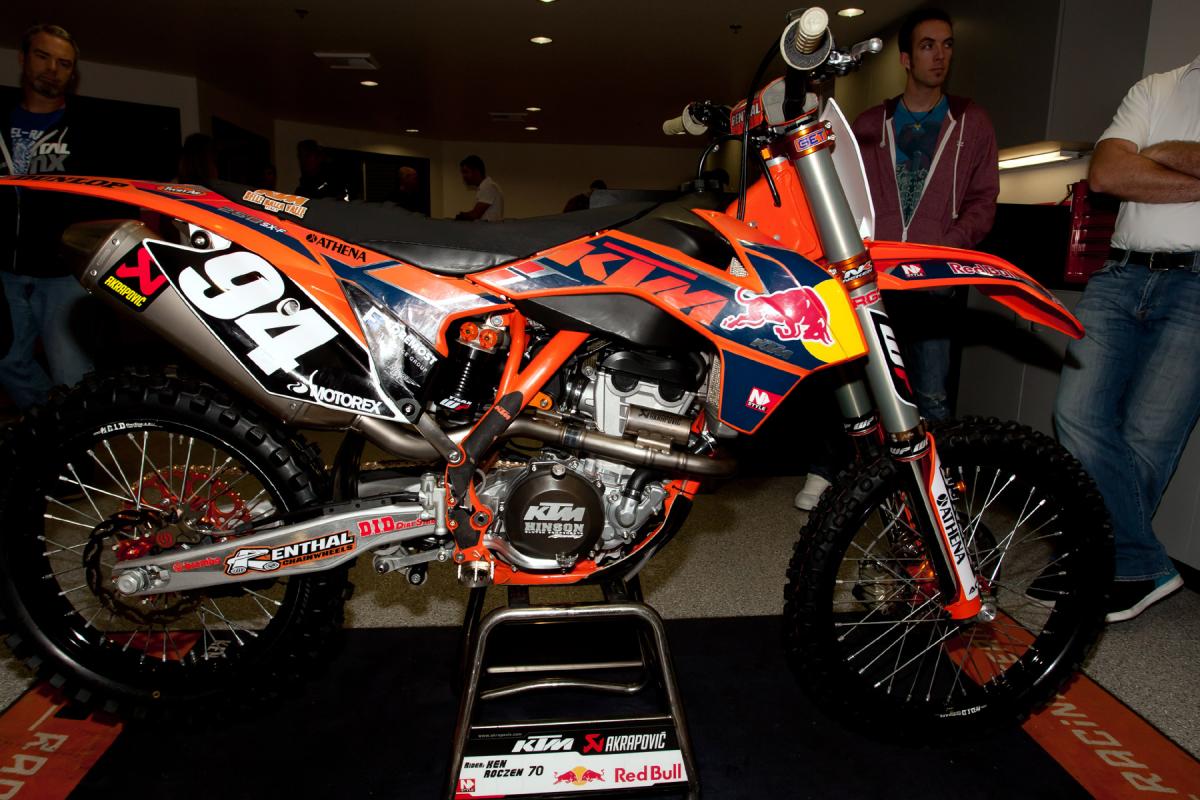 This is Ken Roczen's.