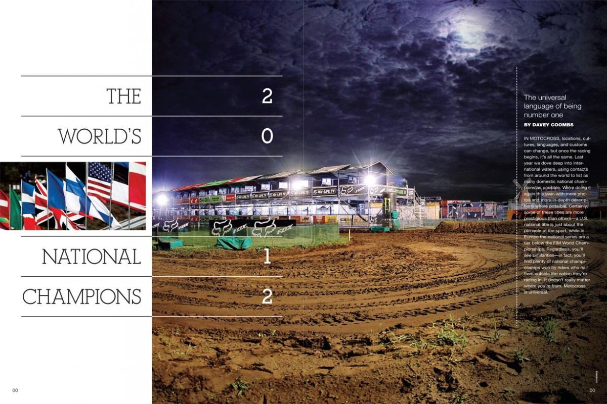 THE WORLD’S NATIONAL CHAMPIONS: 2012