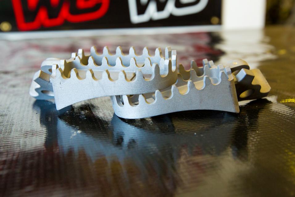 Racer X Tested:  Titanium Footpegs