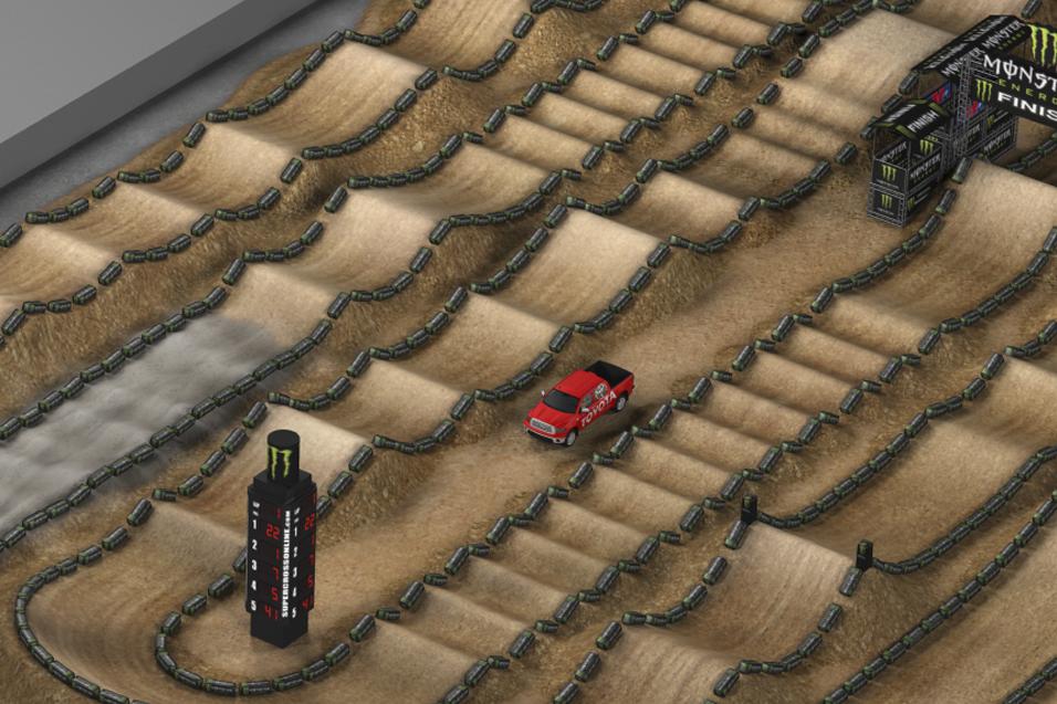 Las Vegas Animated Track Map