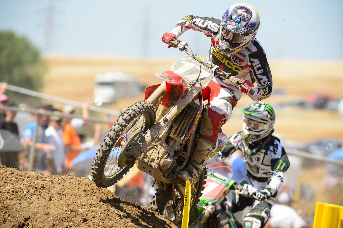 Eli Tomac and Blake Baggett