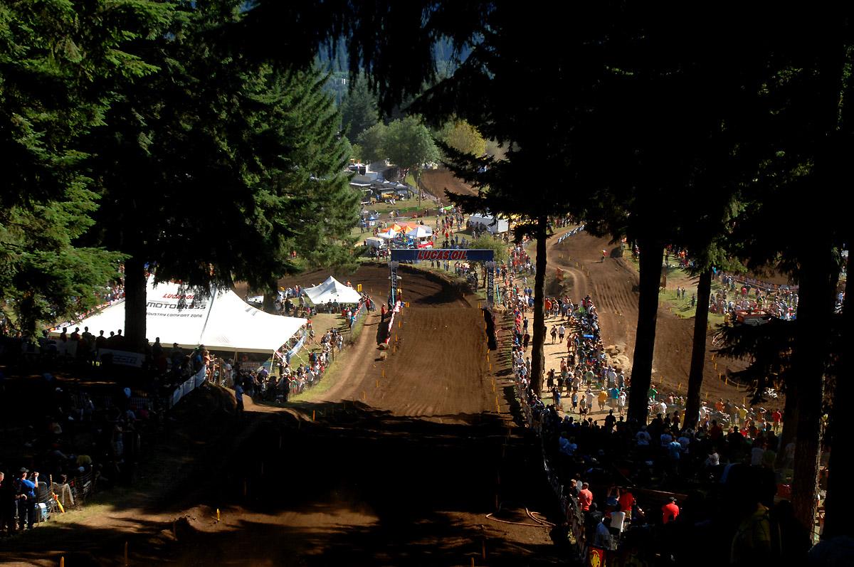 Scenic view at the top of Horsepower Hill