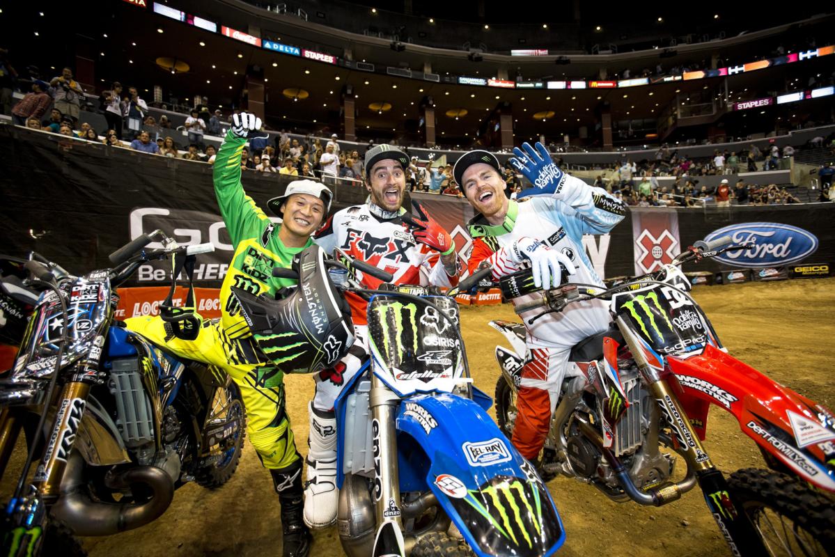 Taka, Adam, and Nate, all three of whom are gold medalists themselves, relish in their top-three placings. 