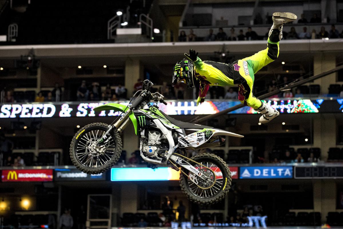 Though Andre Villa has officially retired from X Games Freestyle, it was obvious during Speed &Style; that Villa wasn’t too rusty. Andre threw tons of great tricks and had good speed on the track, earning him a bronze medal in Speed & Style.