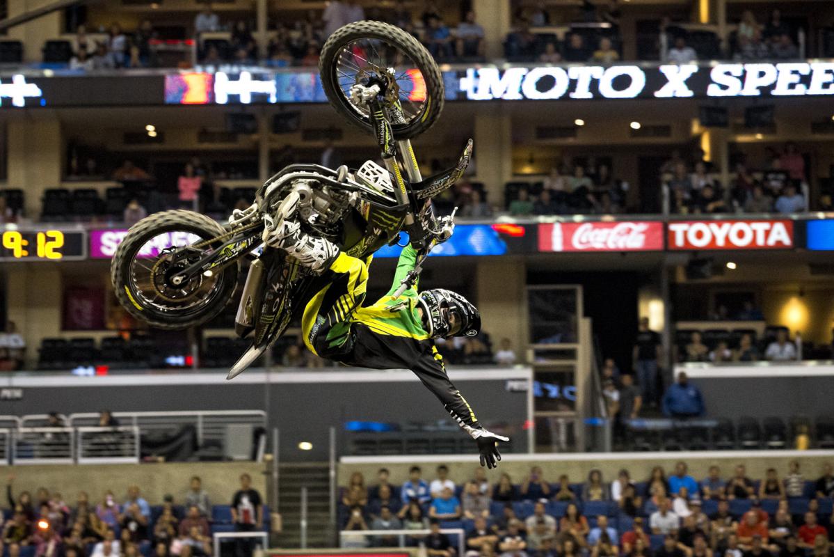 One-handed and nac 360 flips were just a couple of the insane tricks that Australian Blake “Bilko” Williams brought to the table in Speed & Style. 