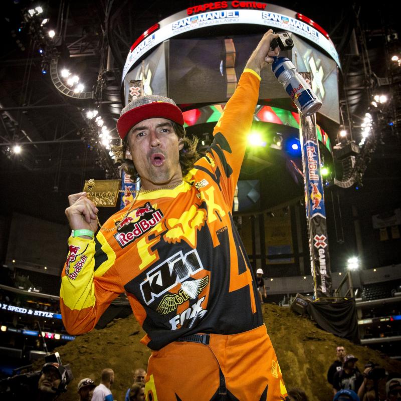 Ronnie Renner was a very happy man after battling Podmol tooth-and-nail for the Step-Up victory, as well as the gold medal that comes with it.