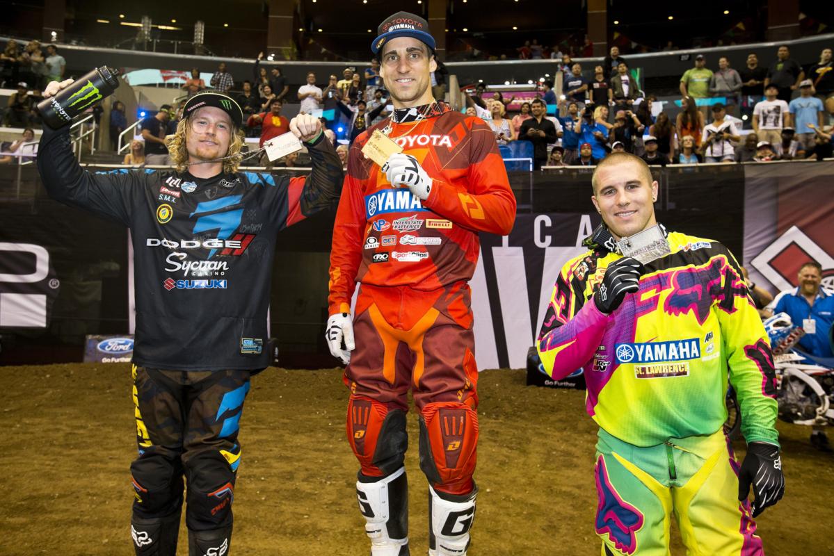 When the dust settled on Saturday night’s main event, Justin Brayton stood atop the podium, with Hill holding on for a close second and Blose in third. Reedy was fourth, and Kyle Regal rounded out the top-five.