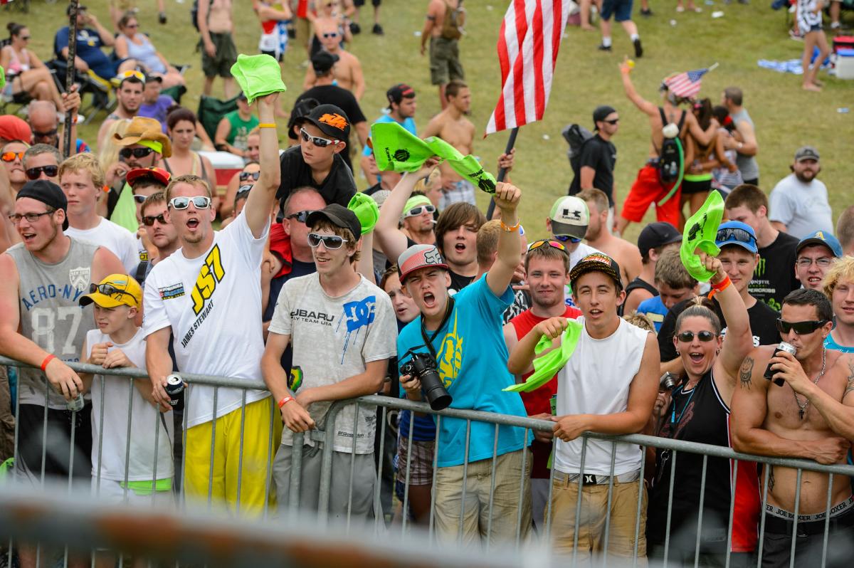 Fans from the 2013 Red Bull RedBud National