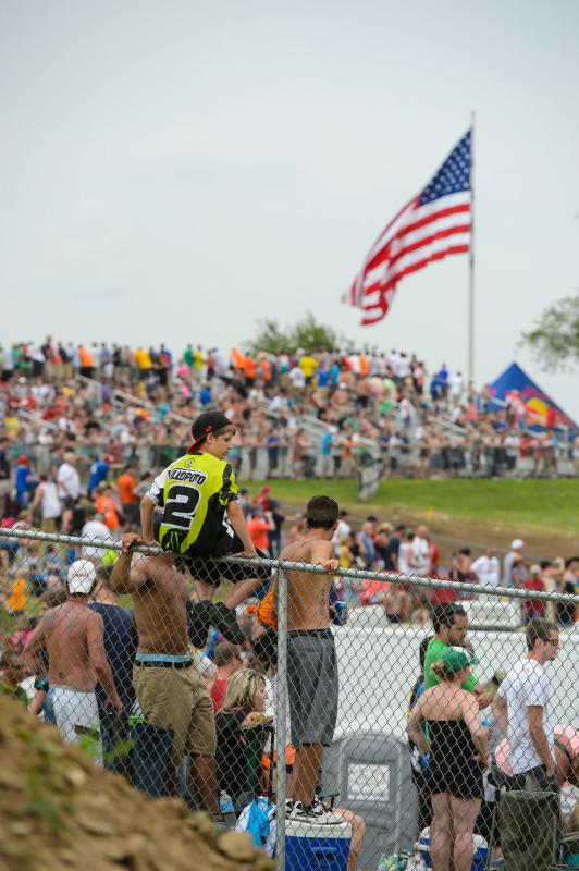 Fans from the 2013 Red Bull RedBud National