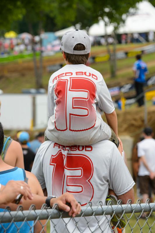 Fans from the 2013 Red Bull RedBud National