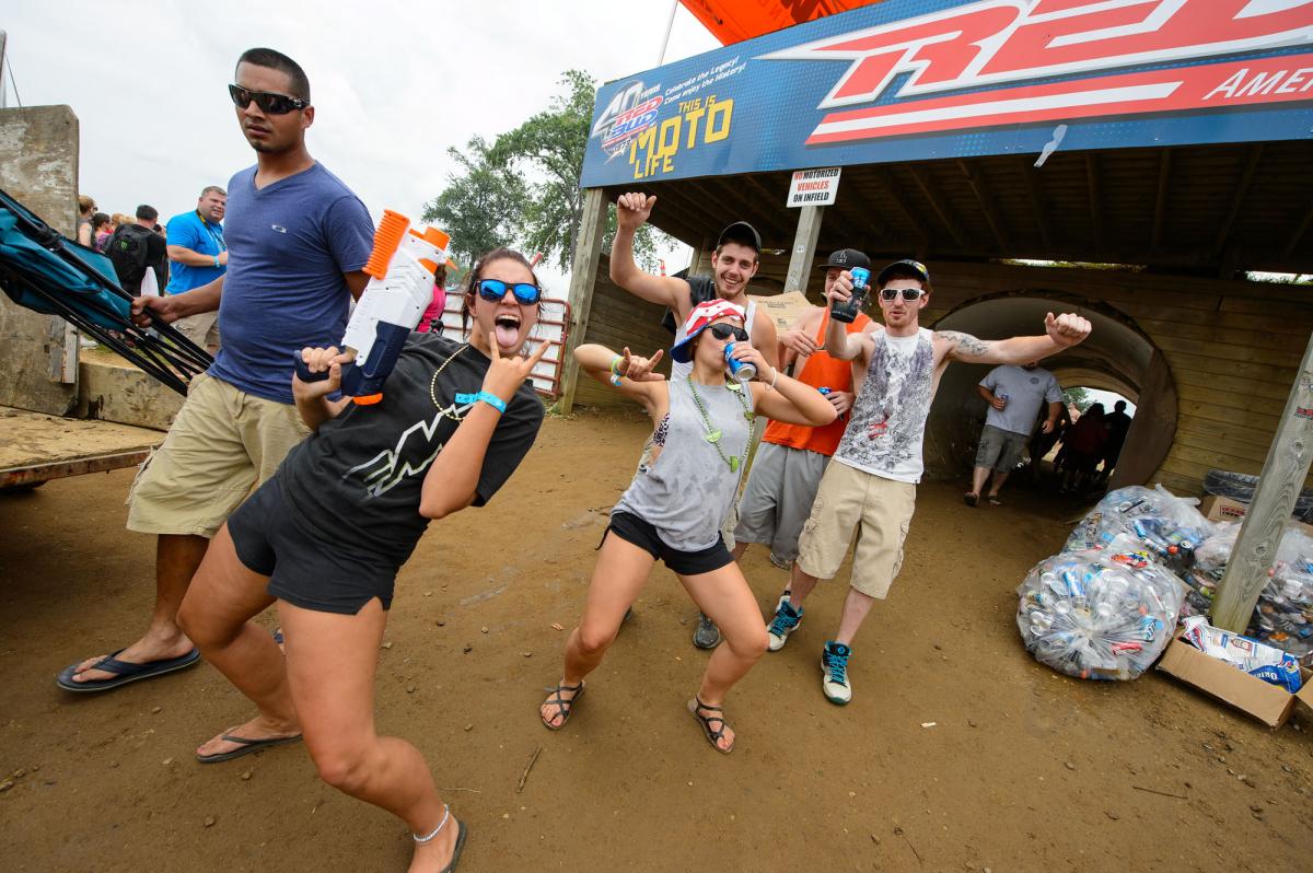 Fans from the 2013 Red Bull RedBud National