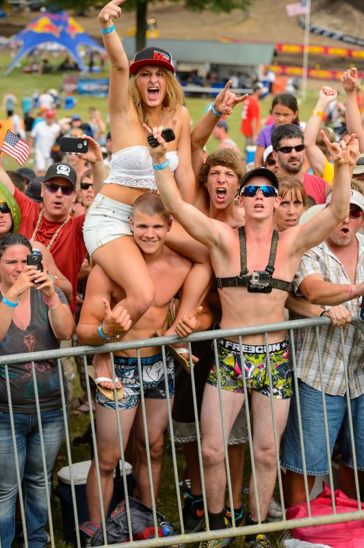 Fans from the 2013 Red Bull RedBud National