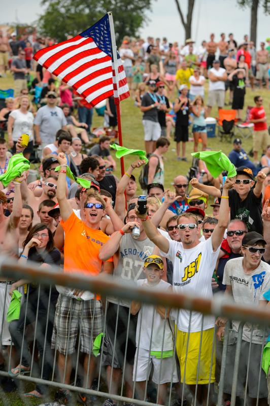 Fans from the 2013 Red Bull RedBud National