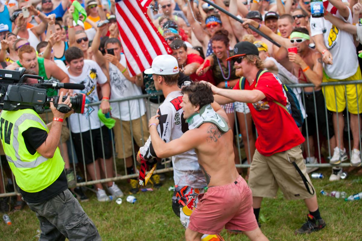 Fans from the 2013 Red Bull RedBud National