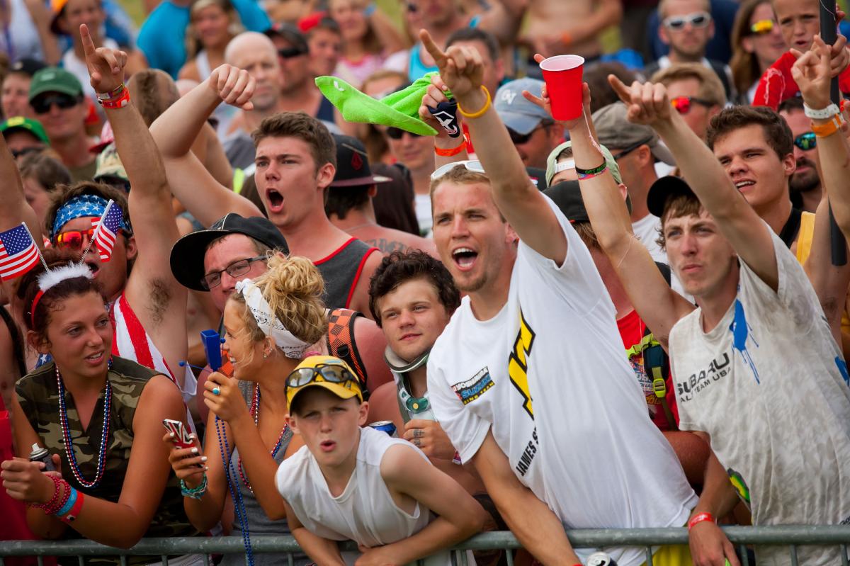 Fans from the 2013 Red Bull RedBud National