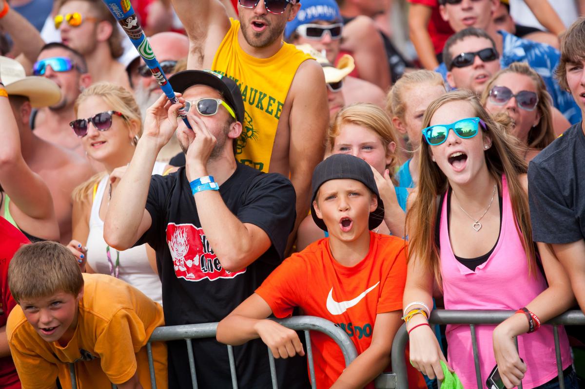 Fans from the 2013 Red Bull RedBud National