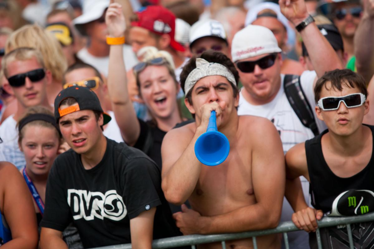 Fans from the 2013 Red Bull RedBud National