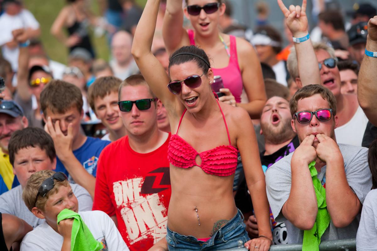 Fans from the 2013 Red Bull RedBud National