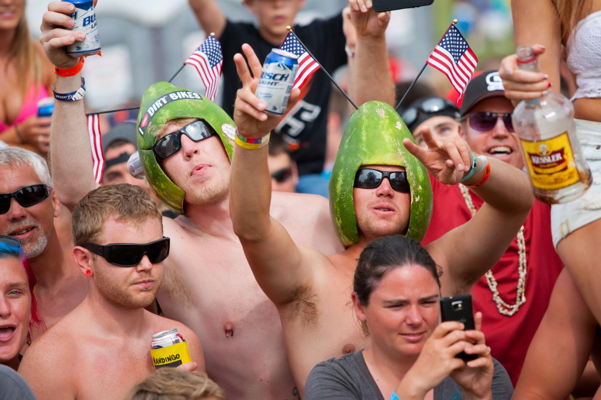 Fans from the 2013 Red Bull RedBud National