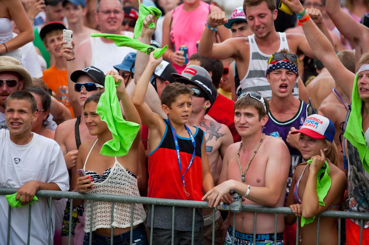 Fans from the 2013 Red Bull RedBud National