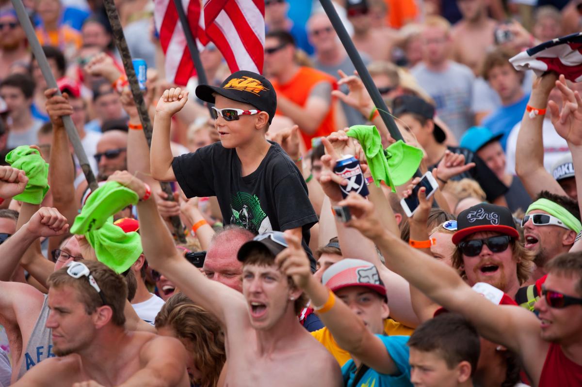 Fans from the 2013 Red Bull RedBud National