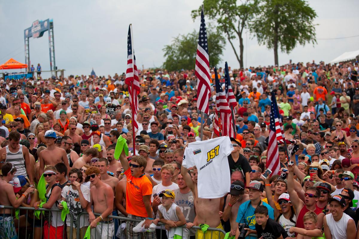 Fans from the 2013 Red Bull RedBud National