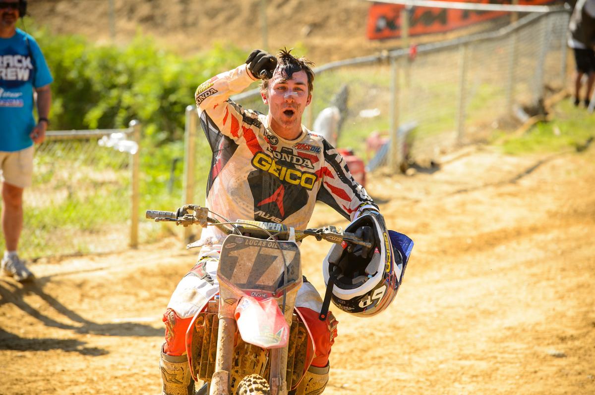 Eli's crazy charge from 13th to first in the second Budds Creek moto was the first indication he had found another speed level. He didn't let up much from there.