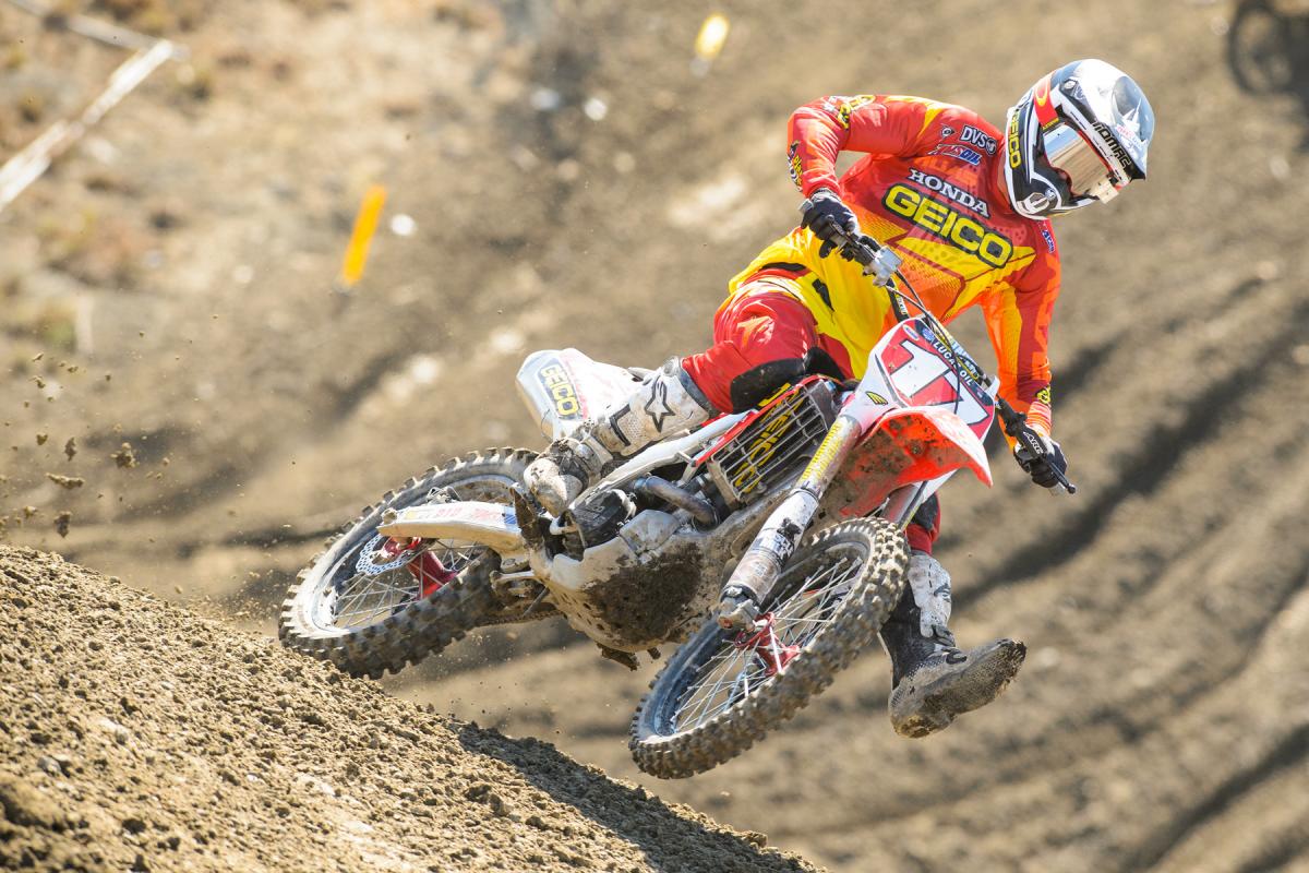 At times it appeared like Eli was floating above the track. This Elsinore shot is an example.