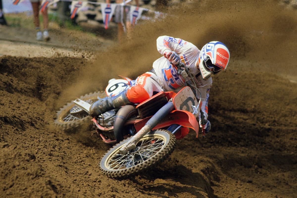 The Buckley Berm and David Bailey. One of the best motocross shots of all time. 