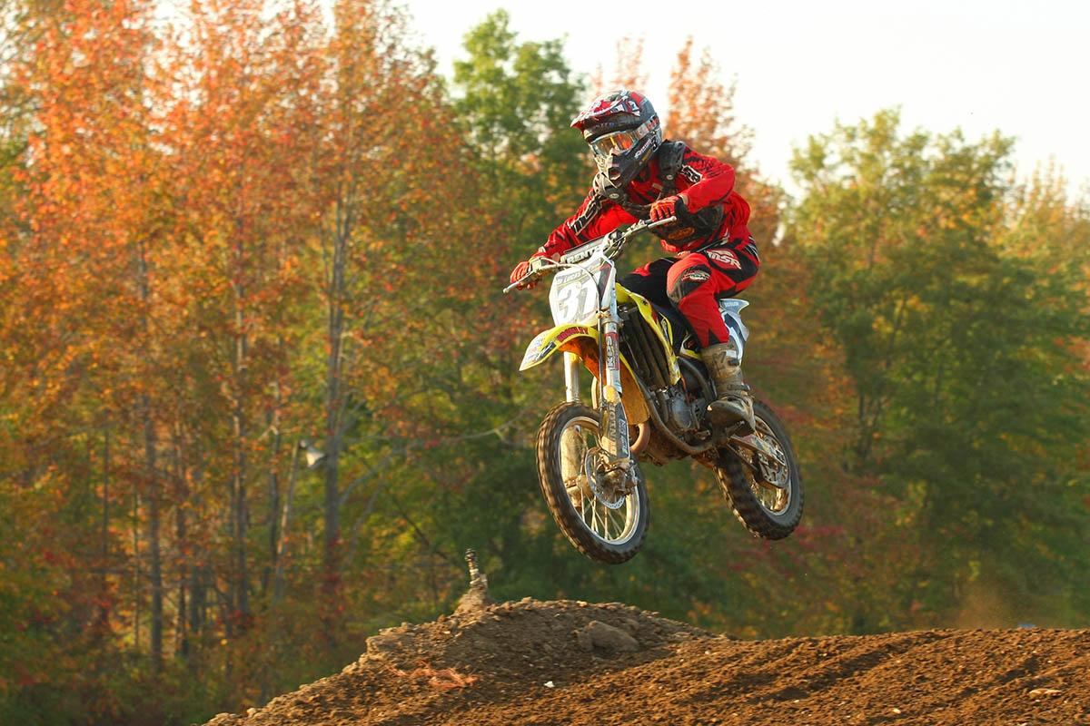 Following in his dad Barry's winning ways, Cory Carsten was second and third in his classes on Saturday but came back to win Sunday's Top Gun Mini Cycle Shootout. 