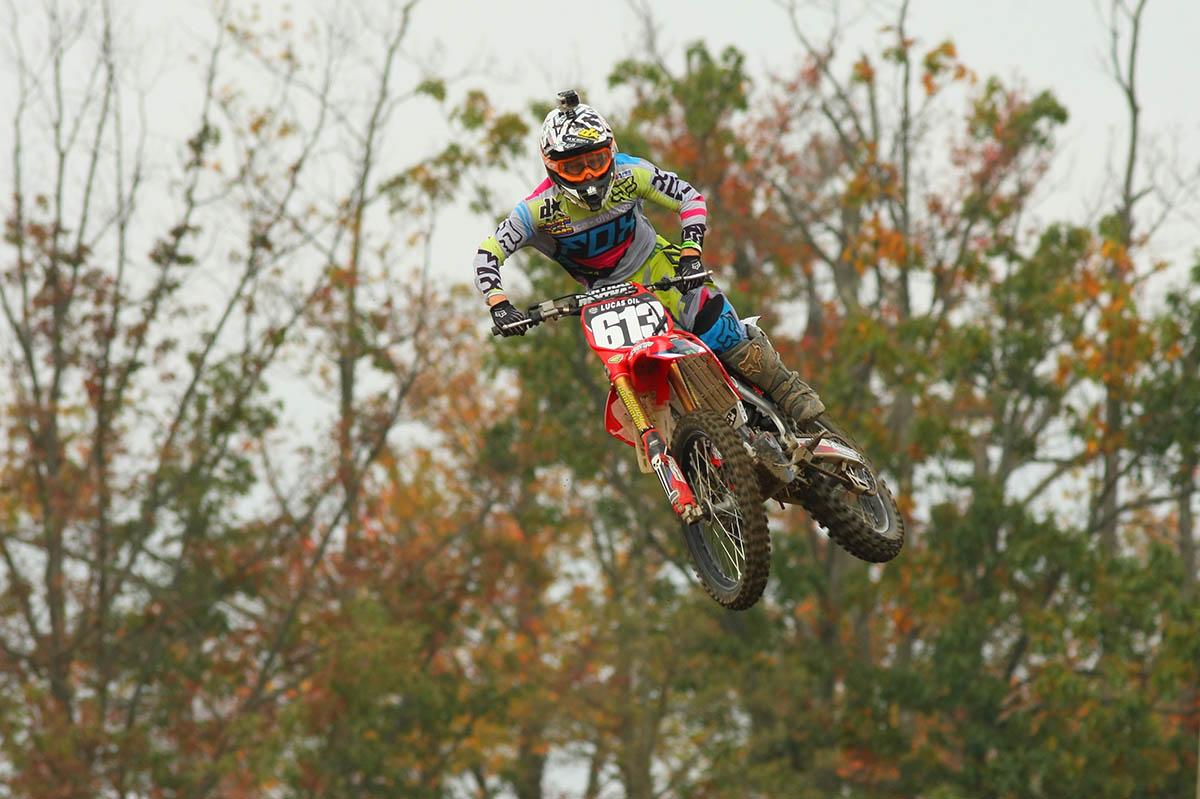 Jimmy Decotis has been a long time supporter of the KROC going back to his days on a mini. Decotis' results got better as the day went on as the popular New England rider scored three podium finishes in four motos. He was fourth overall in the 450 class and second in the 250s. 