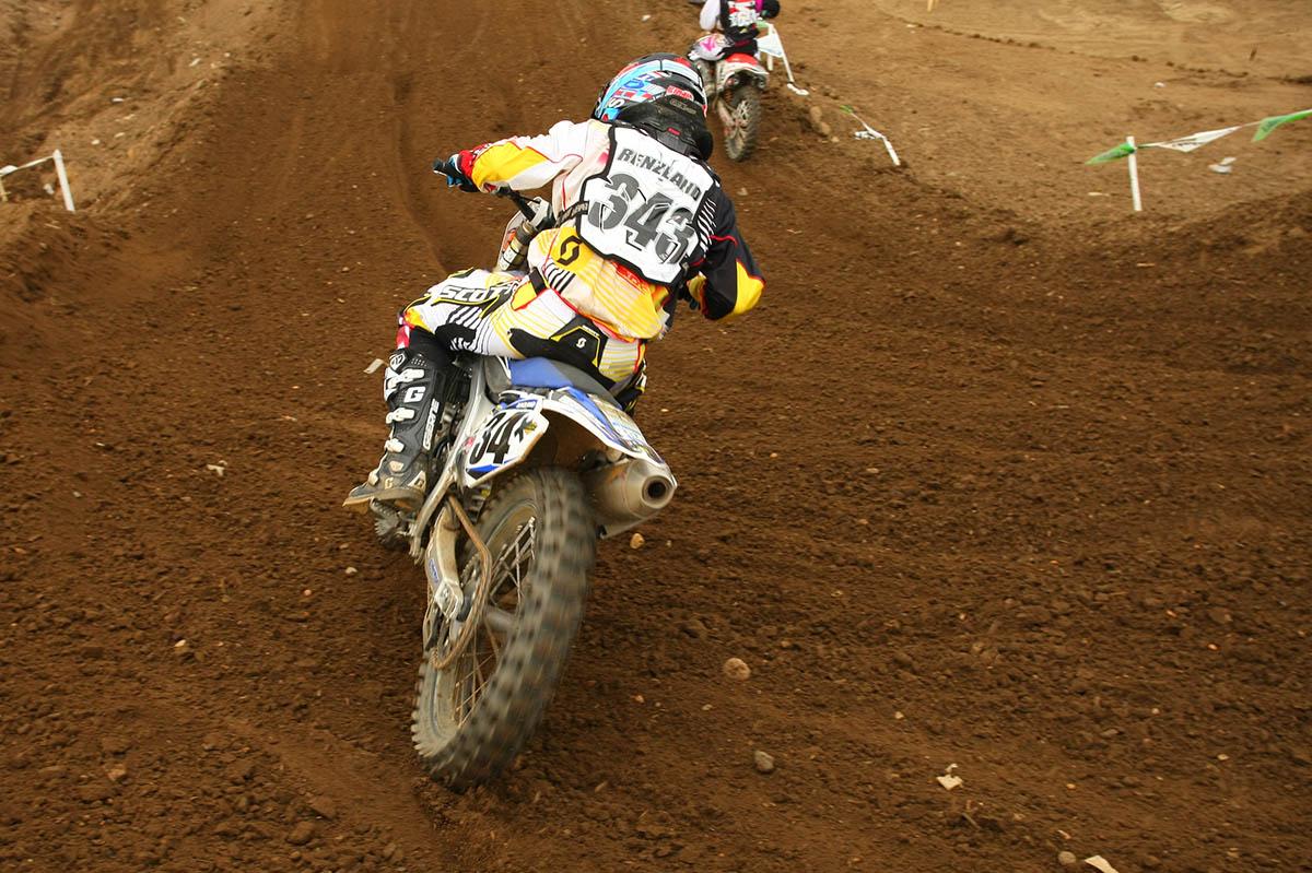 This was the view many got to see of Luke Renzland at KROC. Renzland won the second 450 moto, both 250 motos and the Dash for Cash. Not bad for a day's work. 