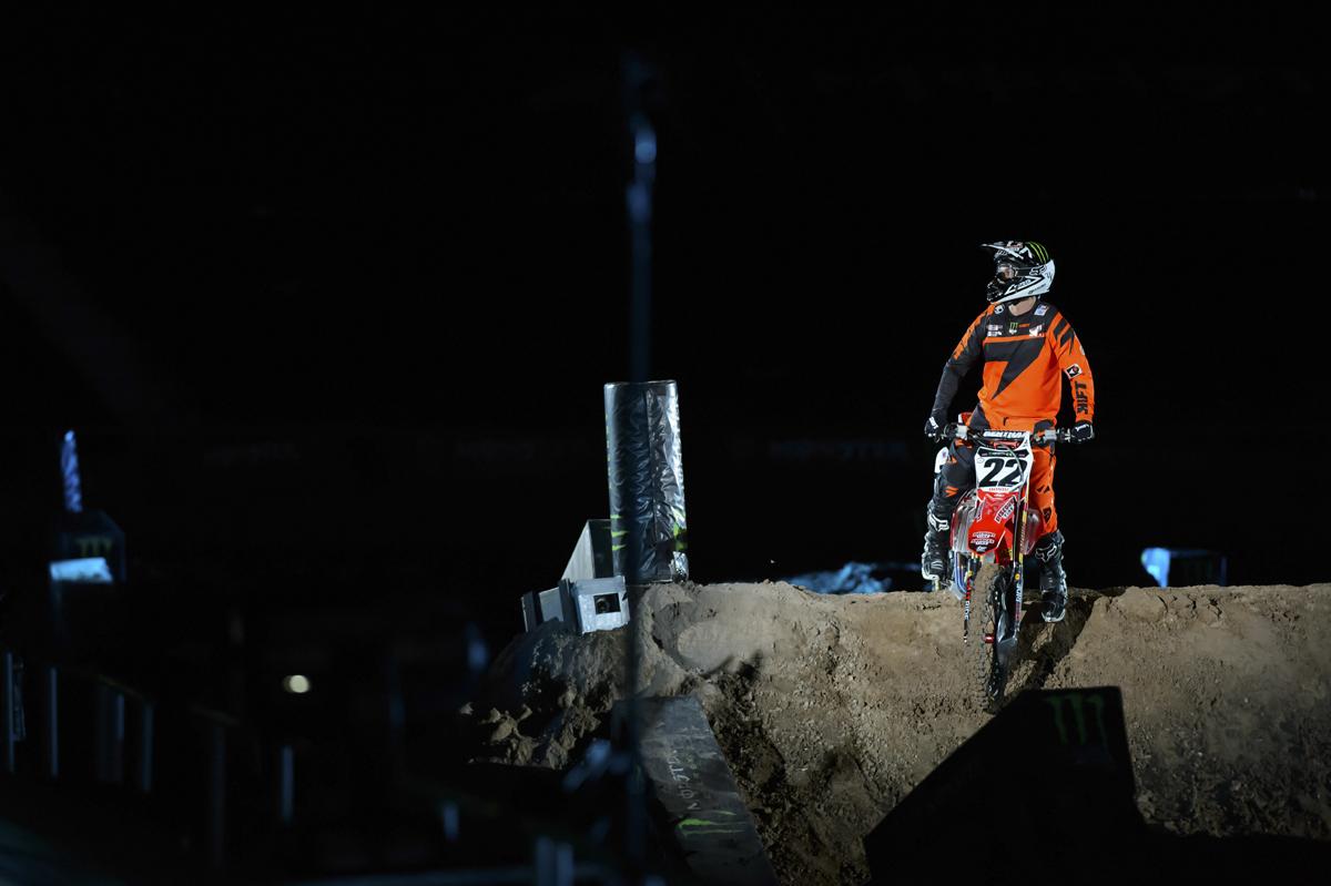 Chad Reed made his return from a devastating injury in supercross at the Monster Energy Cup. 