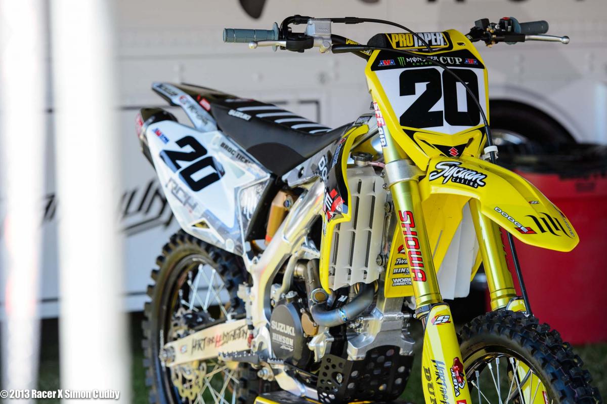 Broc Tickle's RCH Suzuki