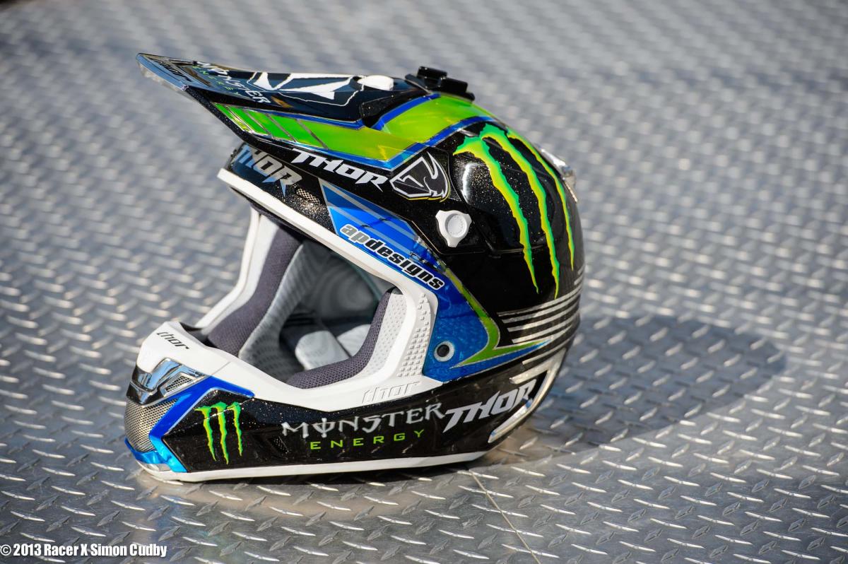 Ryan Villopoto's Thor helmet